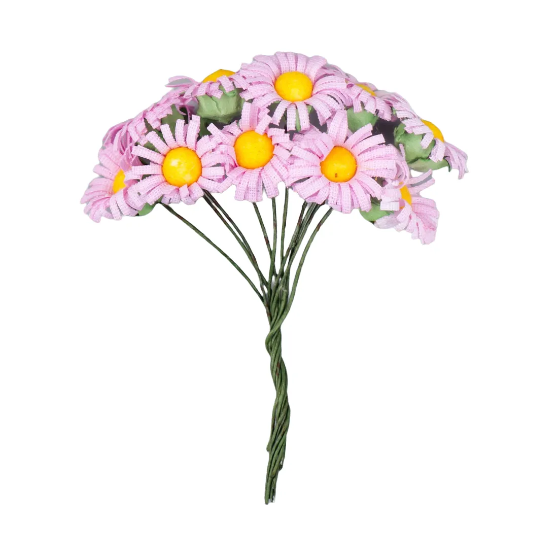 Фото Цветы для декорирования Ноготки светло-розовый 1 букет=10 цветов 7 см