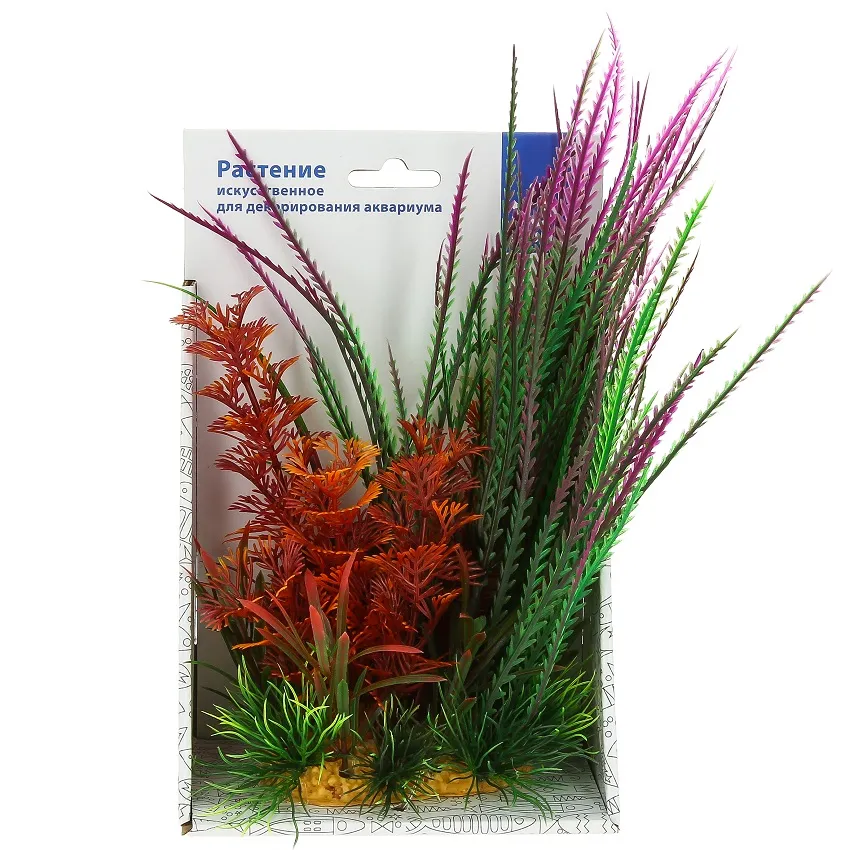 Фото Искусственное растение для аквариума Prime PR-60212, пластик, 20см
