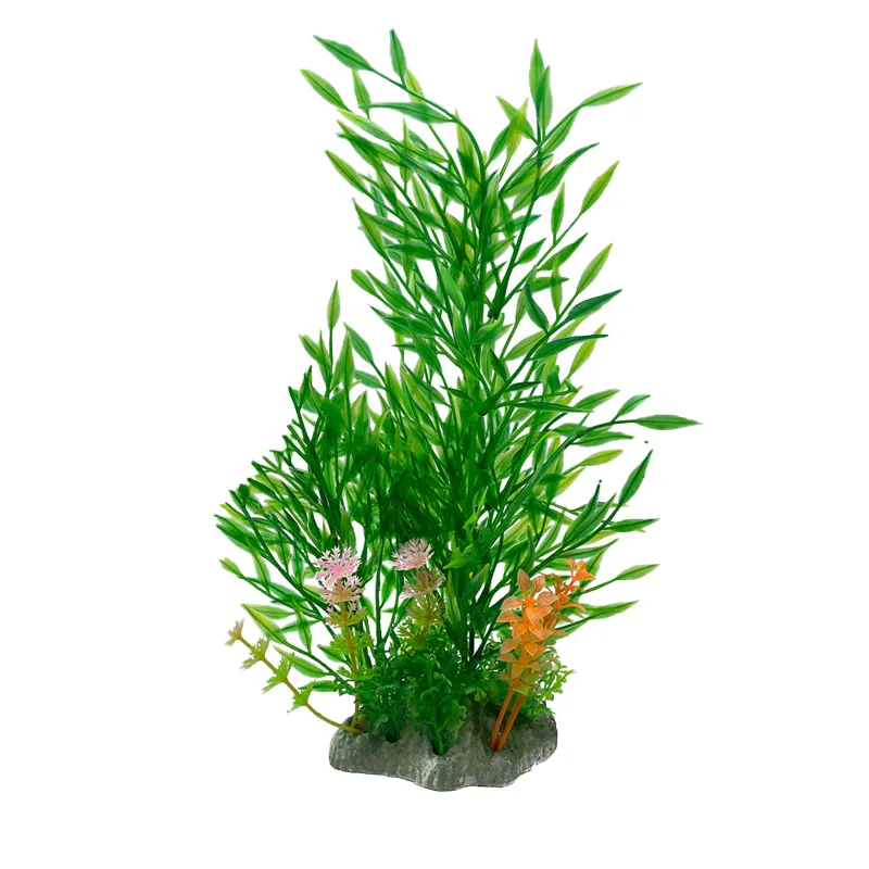 Фото Искусственное аквариумное растение Ripoma Кустик 00112875 9х28 см