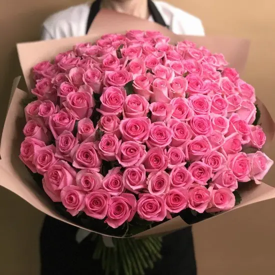 Фото 101 Розовая роза Санкара 50-60см