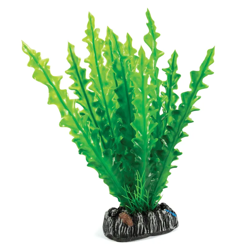Фото Искусственное растение для аквариума Laguna апоногетон 20 см, пластик, керамика
